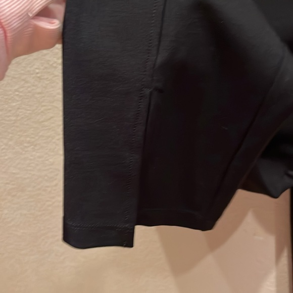 New Isabel Maternity Over Belly Split Front Ponte Maternity Pants Black NWOT - Picture 8 of 10